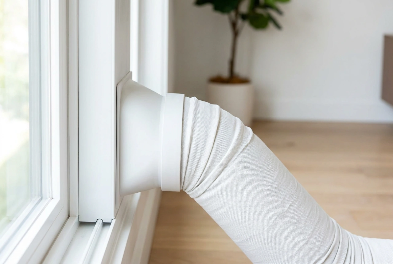 Como escolher o duto para ar-condicionado portátil e reduzir perdas de calor