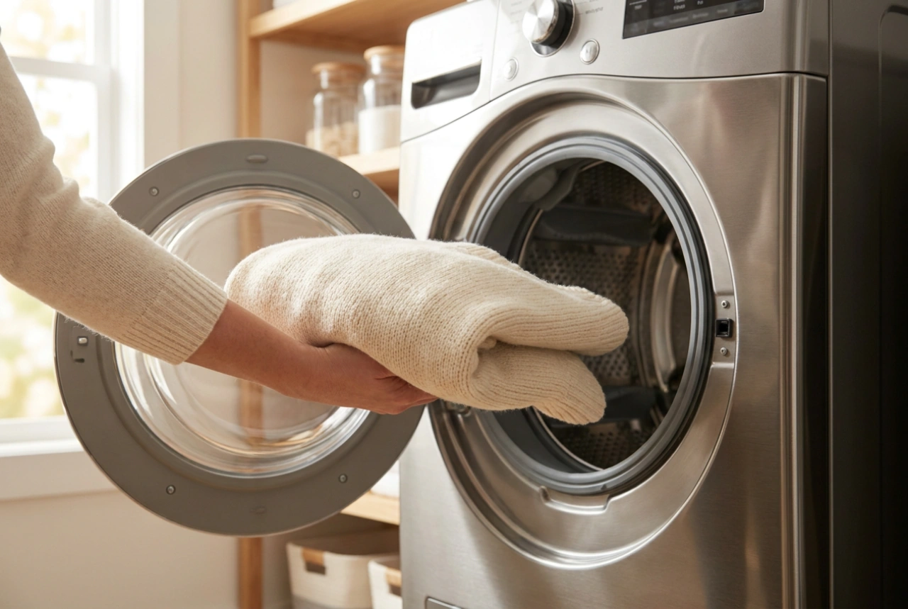Secadora de roupas com bomba de calor e programas delicados