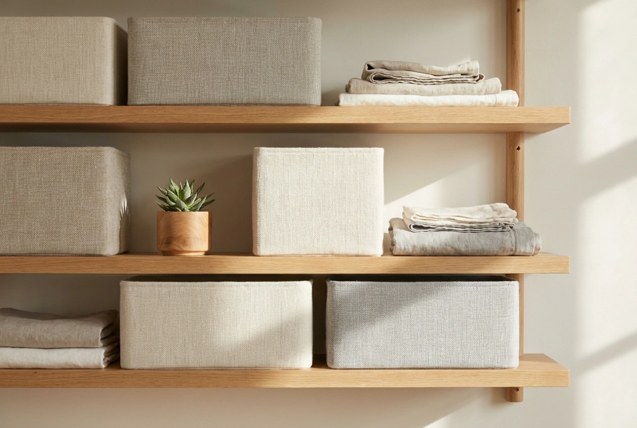 Caixas organizadoras decorativas unem ordem e estética
