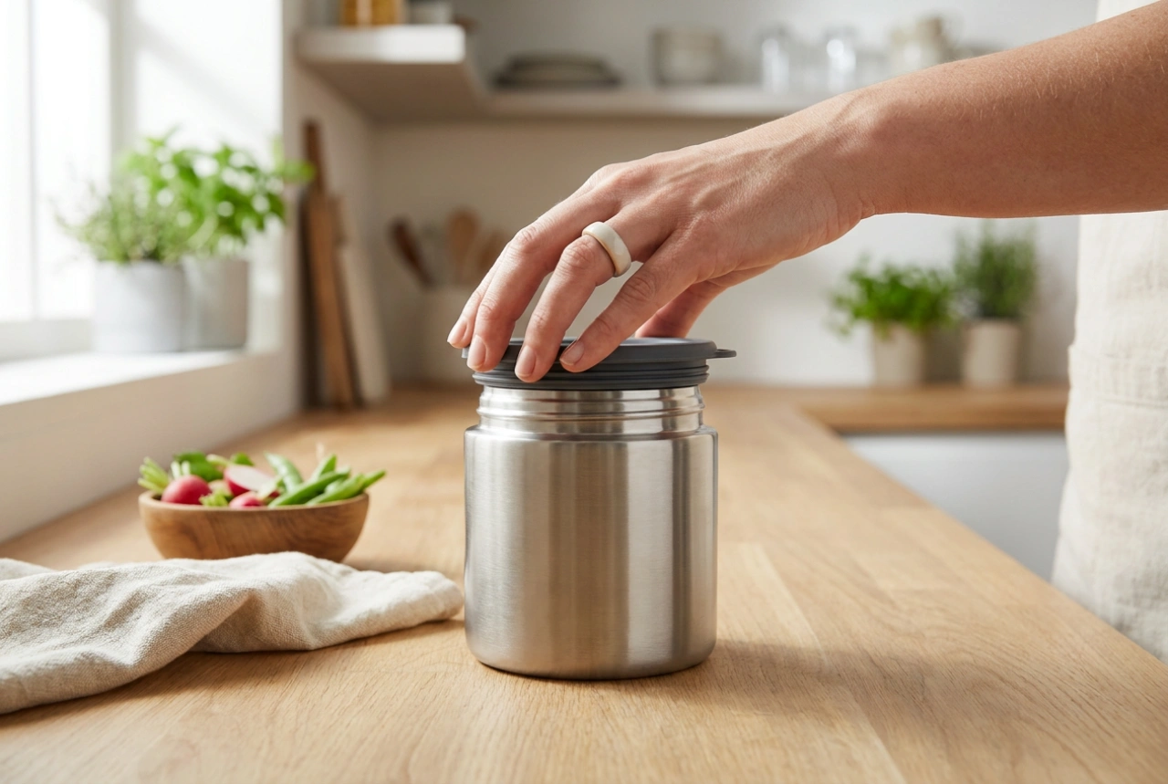 Como preparar uma garrafa térmica de sopa para o trabalho sem vazamentos