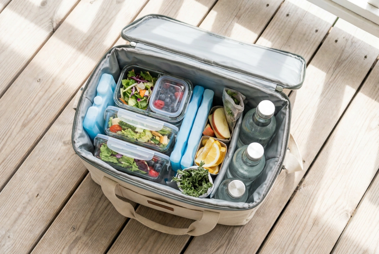 Como organizar a bolsa térmica de praia para garantir a segurança dos alimentos
