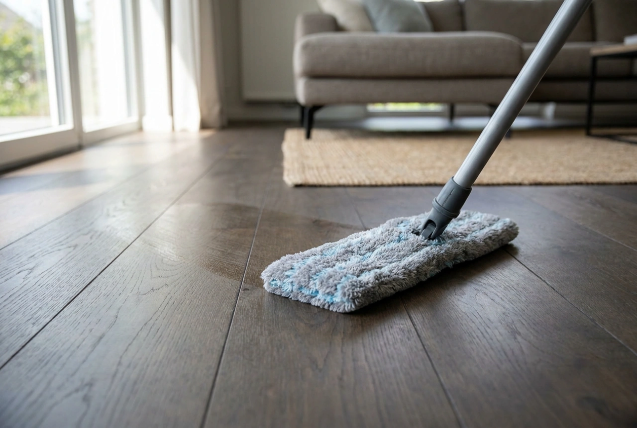 Como limpar pisos laminados com mop a vapor sem danificar as bordas