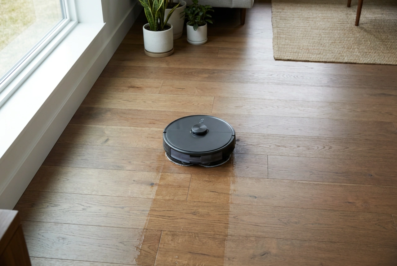 Aspirador mop sem manchas: a ordem correta de trabalho para um piso impecável