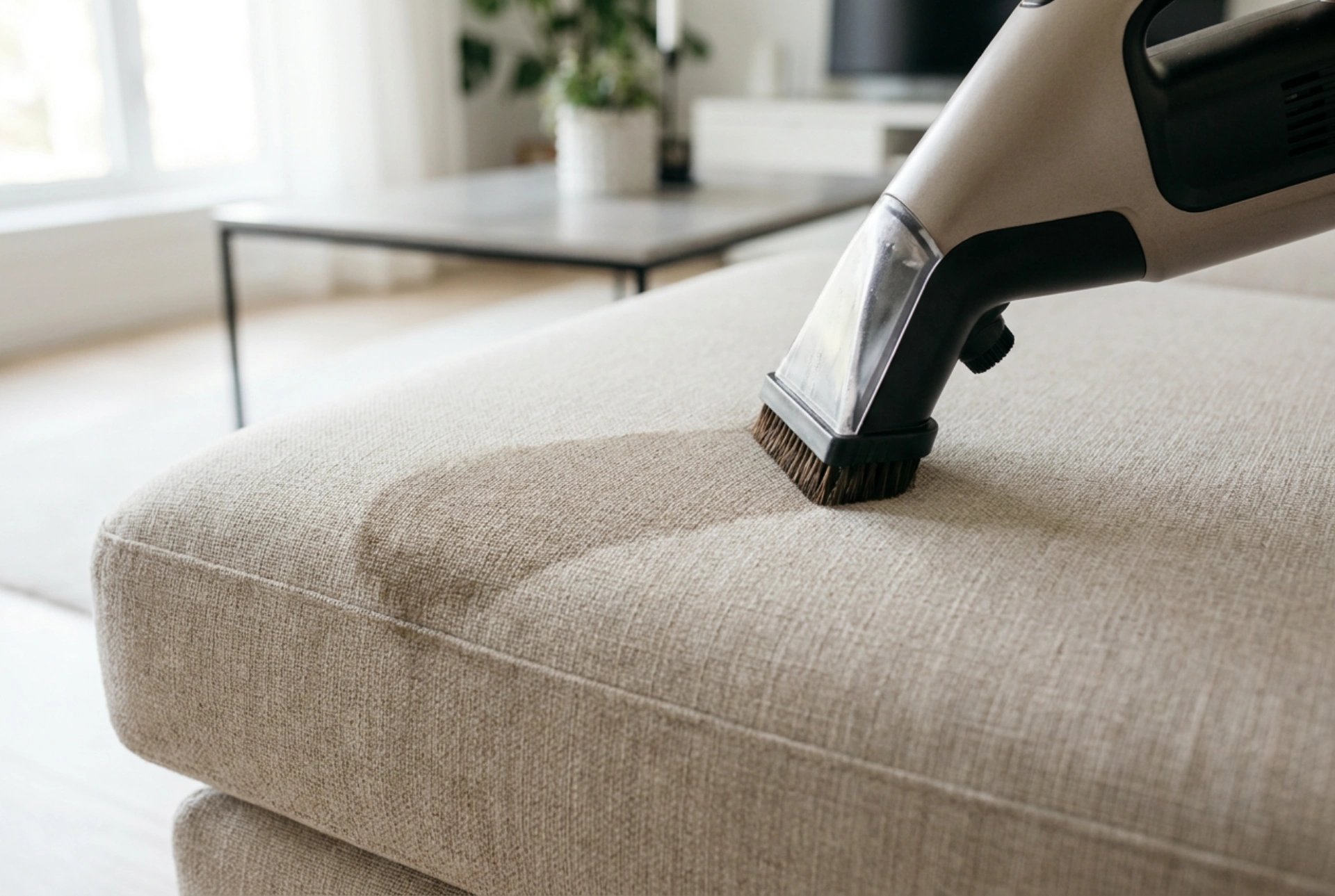 Como usar um aspirador extrator portátil para manchas frescas