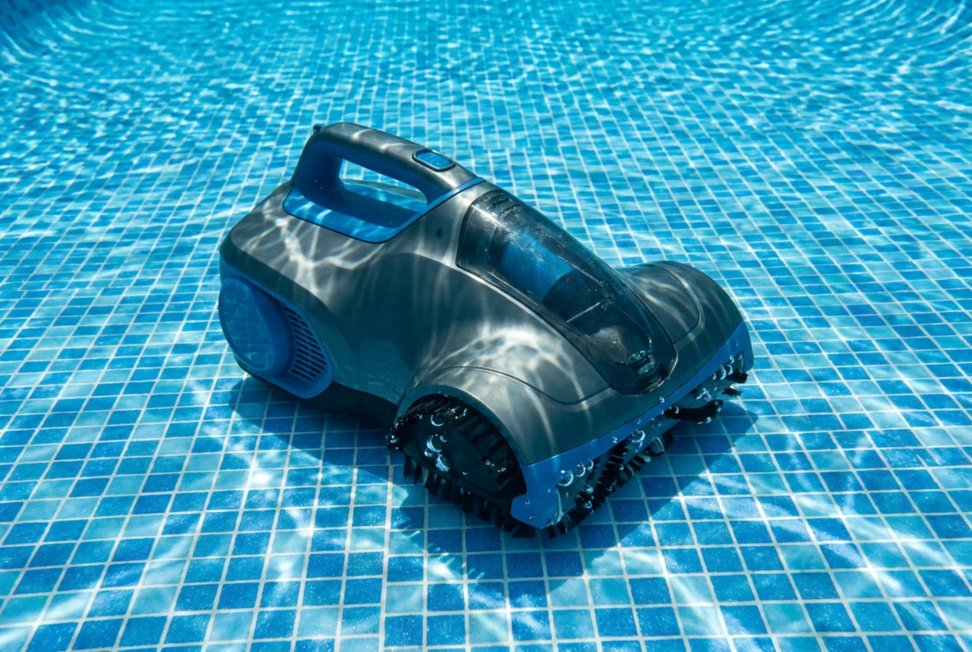 Como limpar o fundo da piscina com um aspirador de piscina sem fio