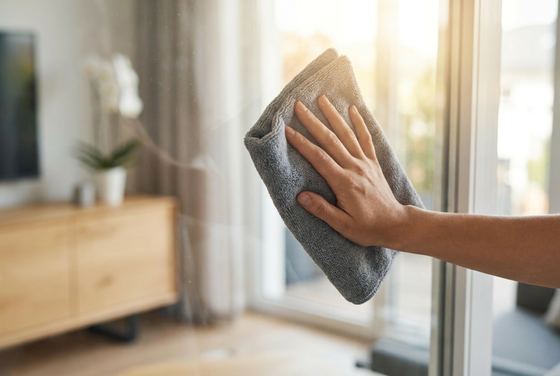 Técnica comprovada para limpar vidros sem deixar manchas em toda a casa