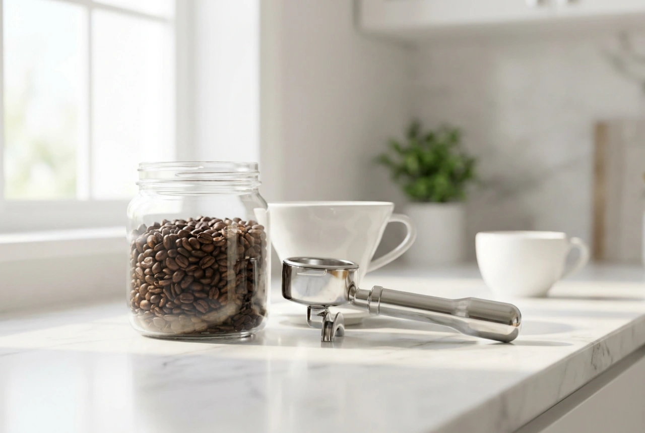 Por que a cafeteira com moedor exige limpeza regular