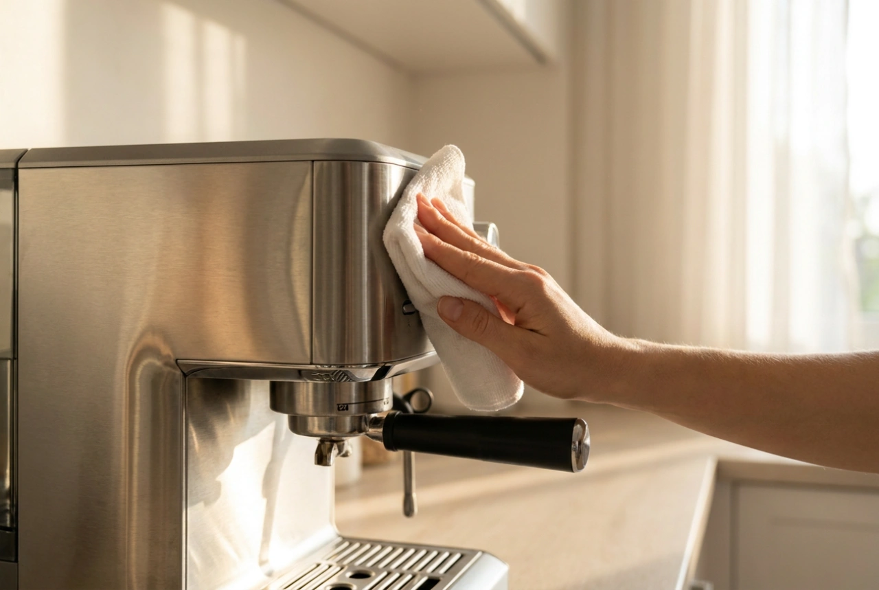Como manter uma máquina de café expresso profissional em perfeito estado de higiene