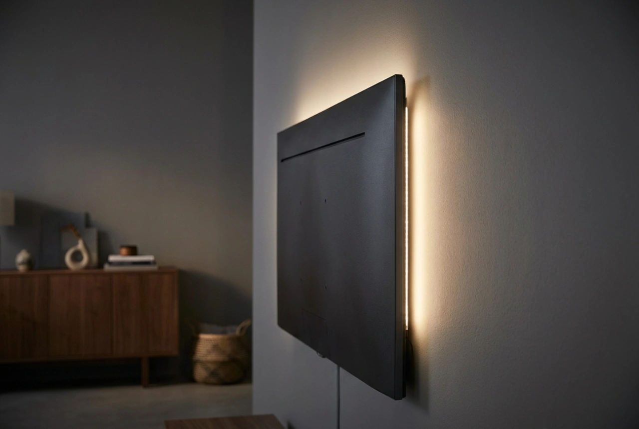 Como ajustar a iluminação traseira da TV para melhorar o contraste