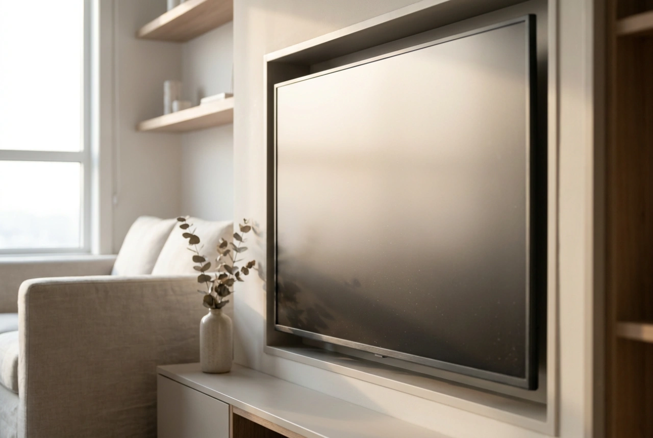 Quando a tela fosca da TV ajuda a reduzir os reflexos