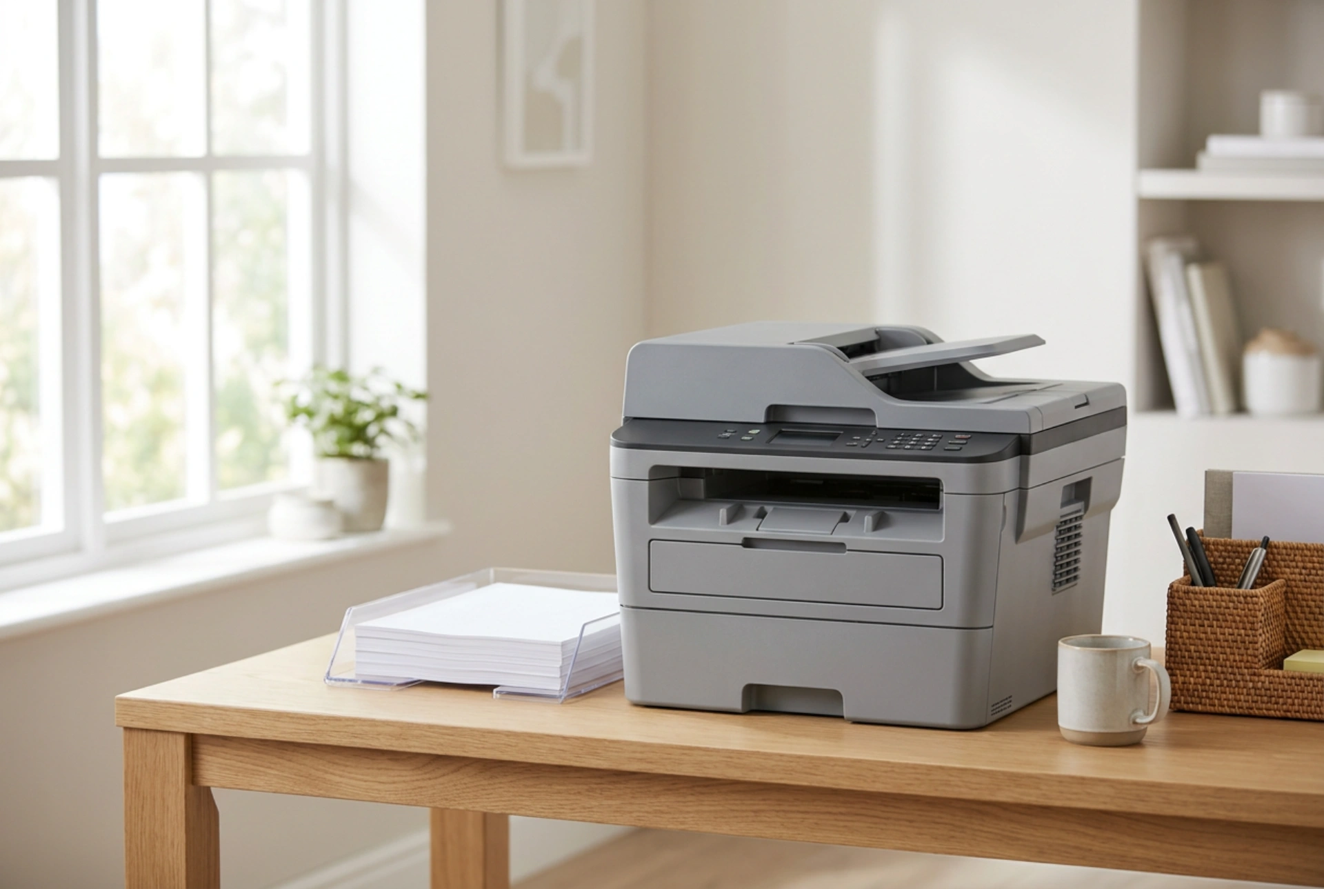 O que destaca a impressora a jato de tinta com scanner no ambiente doméstico