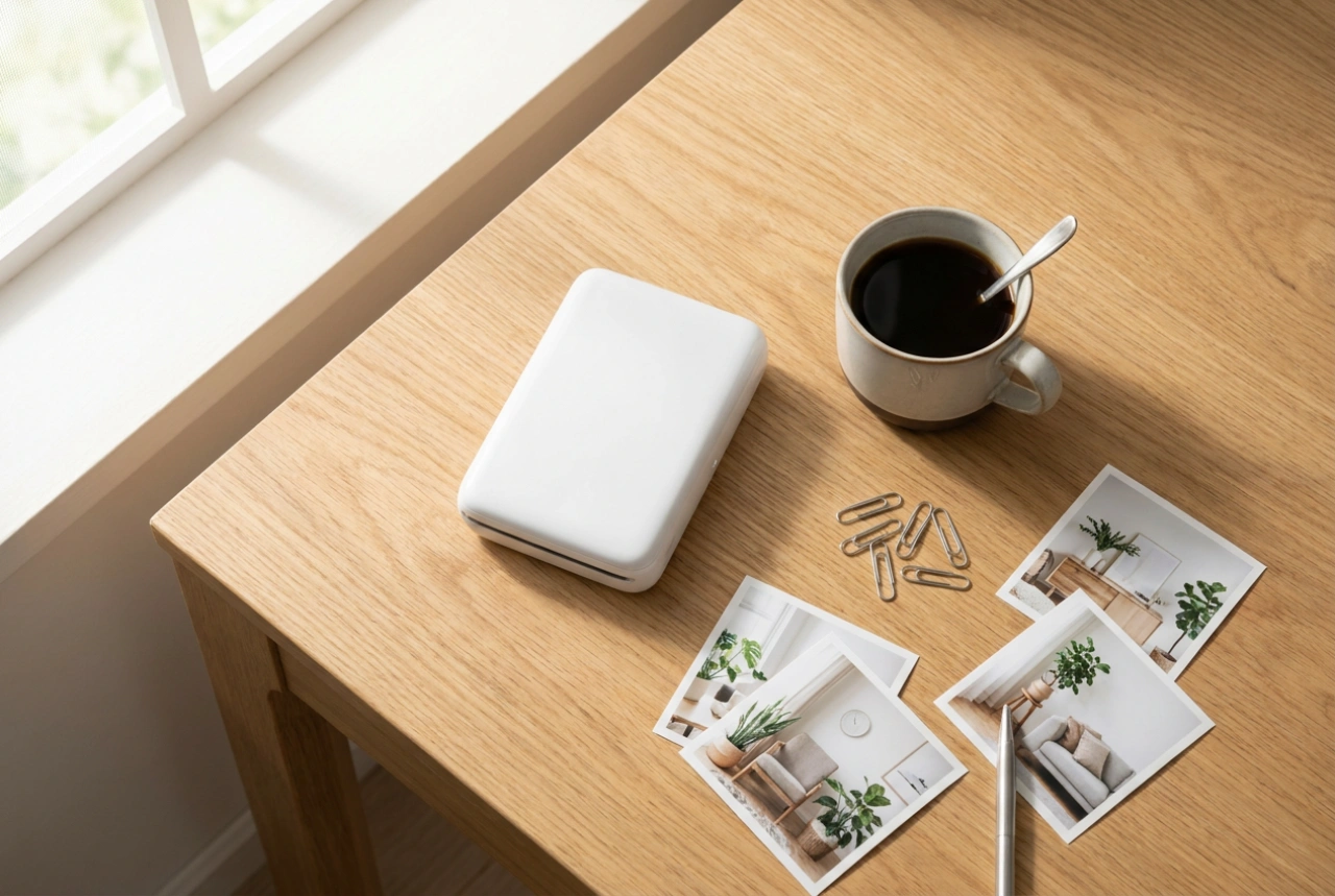 Impressora de fotos compacta e regras simples para impressões domésticas duráveis