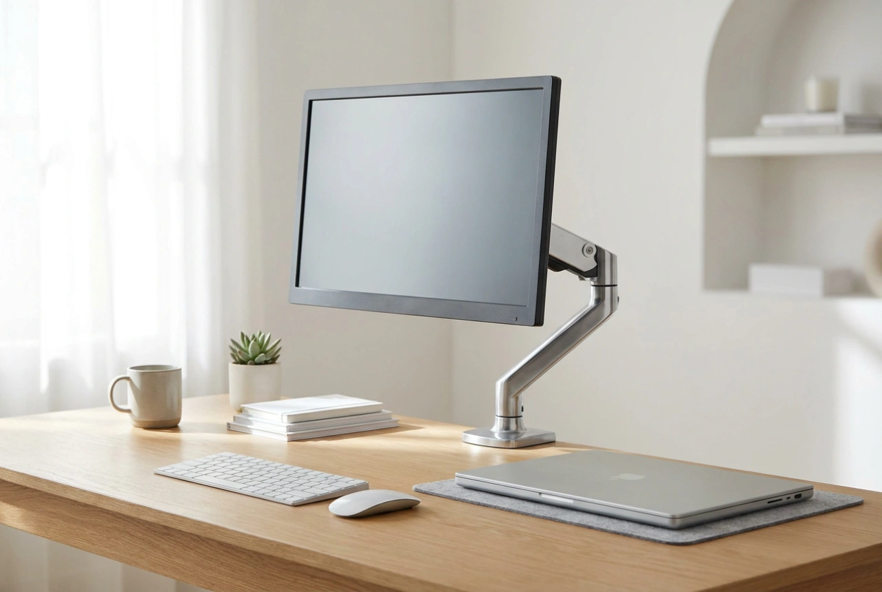 Como escolher o suporte de monitor para escrivaninha e melhorar a ergonomia do trabalho