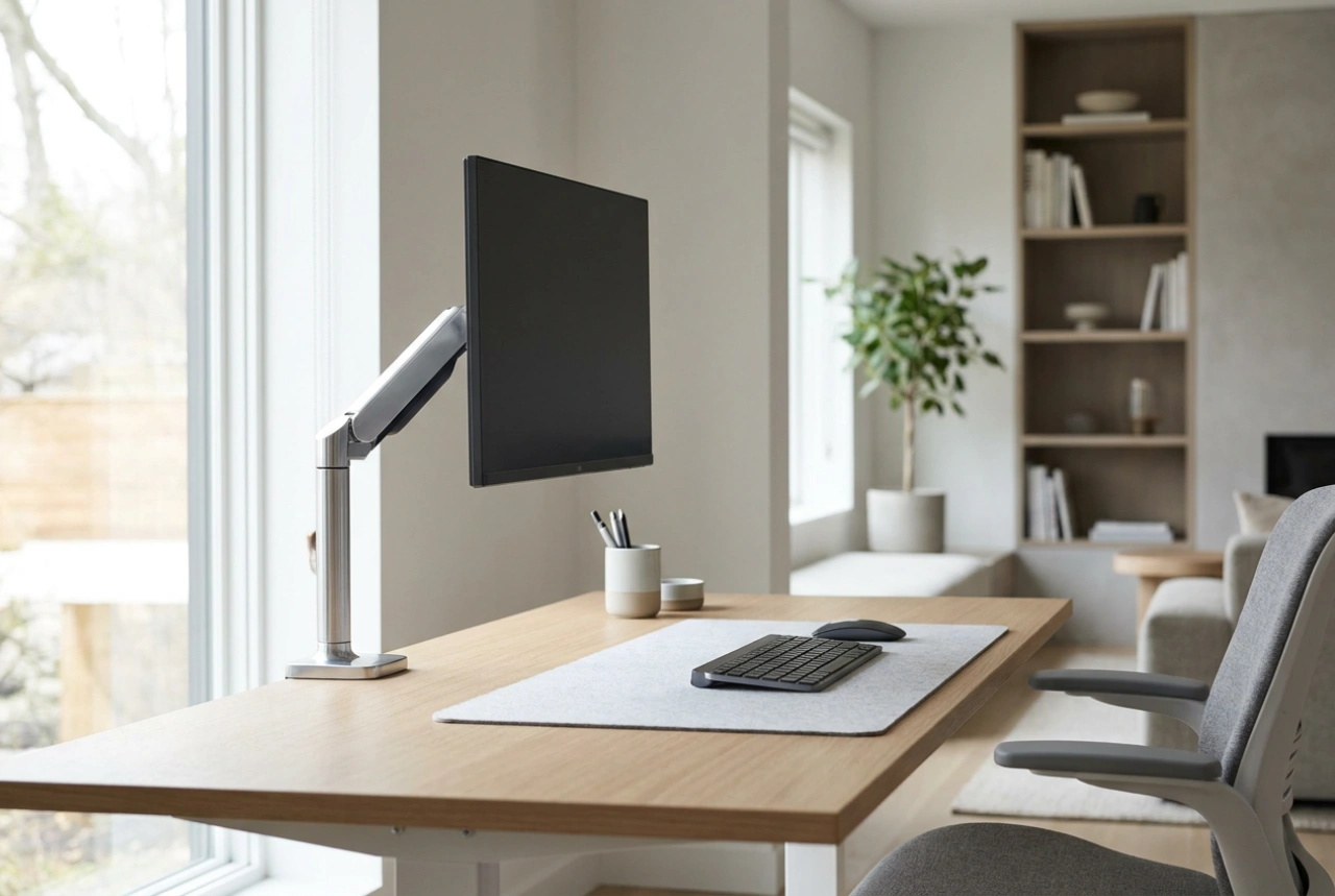 Suporte de parede para monitor: ergonomia e capacidade de carga segura
