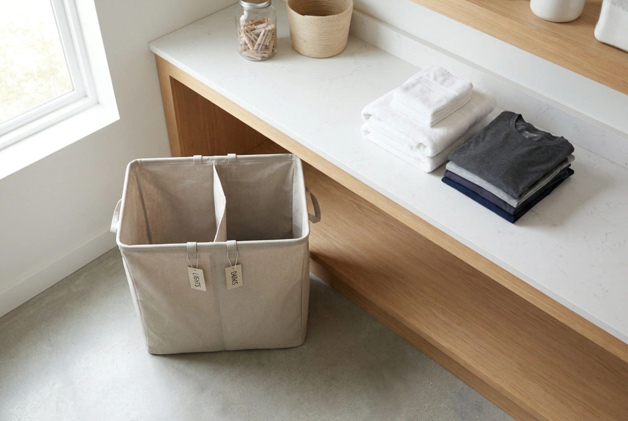 Como usar o saco de roupa suja para separar a lavagem de forma eficiente
