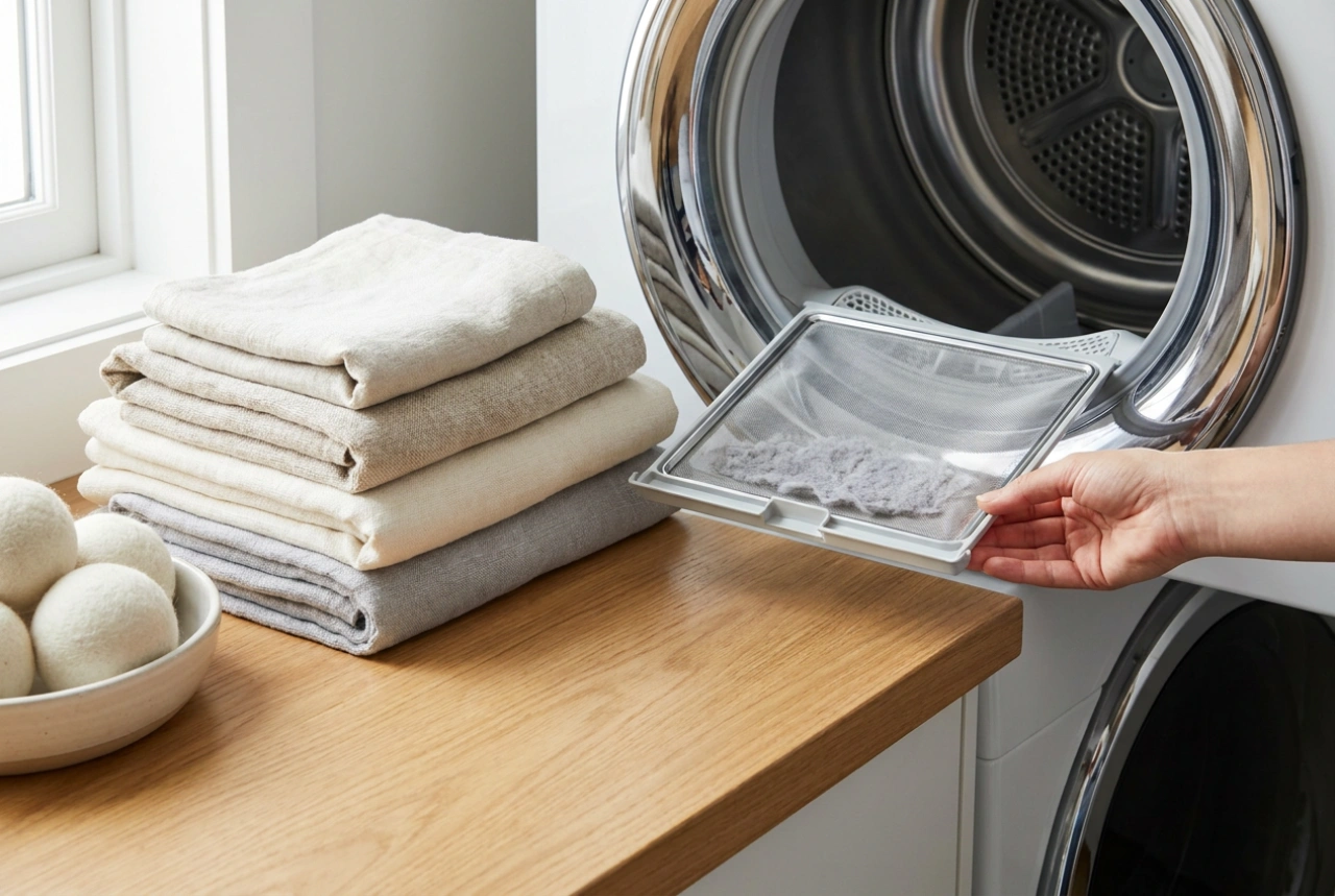 Como secar roupas na secadora de condensação e cuidar do filtro