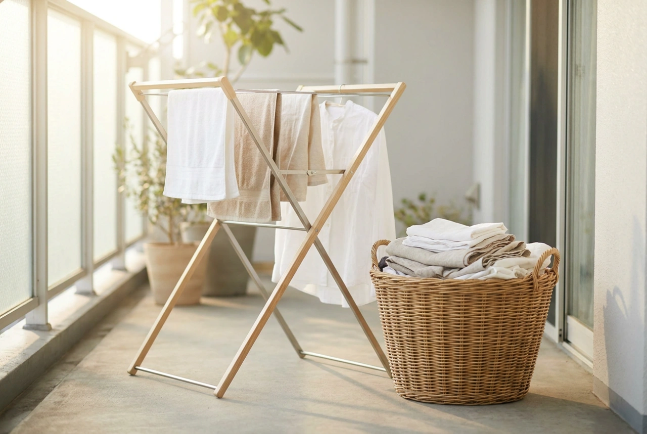 Como secar roupa na varanda quando falta espaço em casa