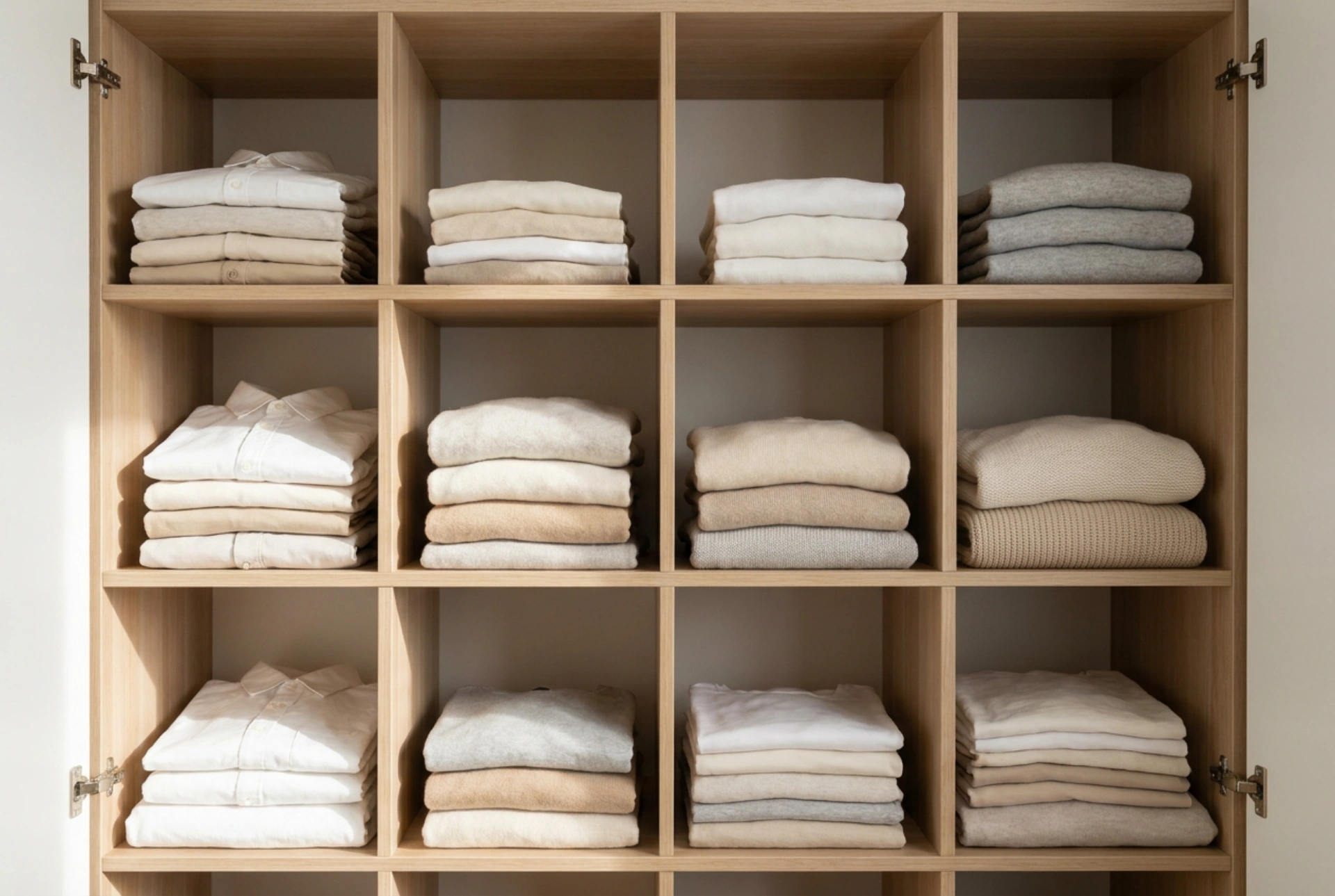 Como organizar as prateleiras de um guarda-roupa planejado para as suas roupas