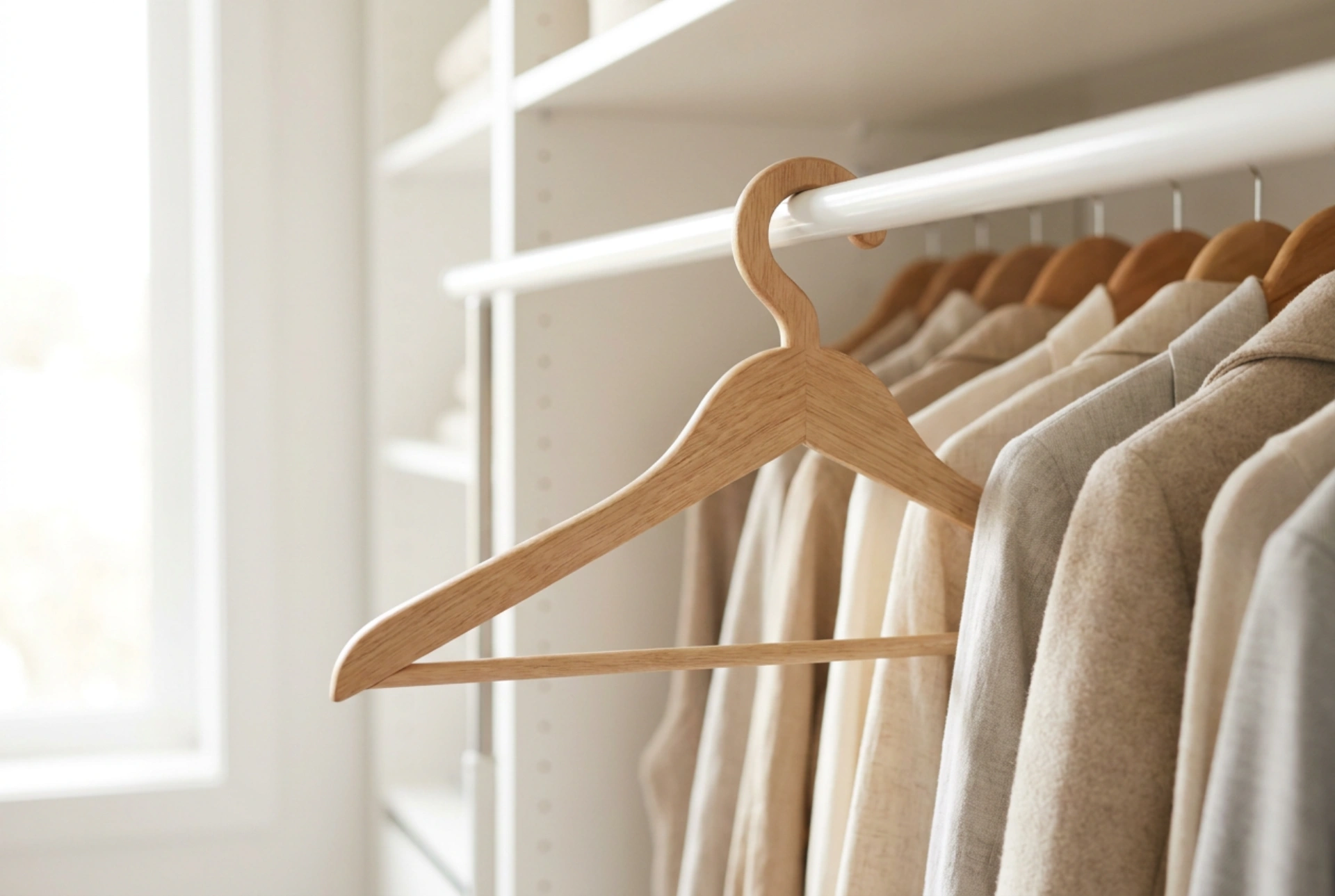 Dimensões de cabides: como escolher o tamanho certo para o seu guarda-roupa