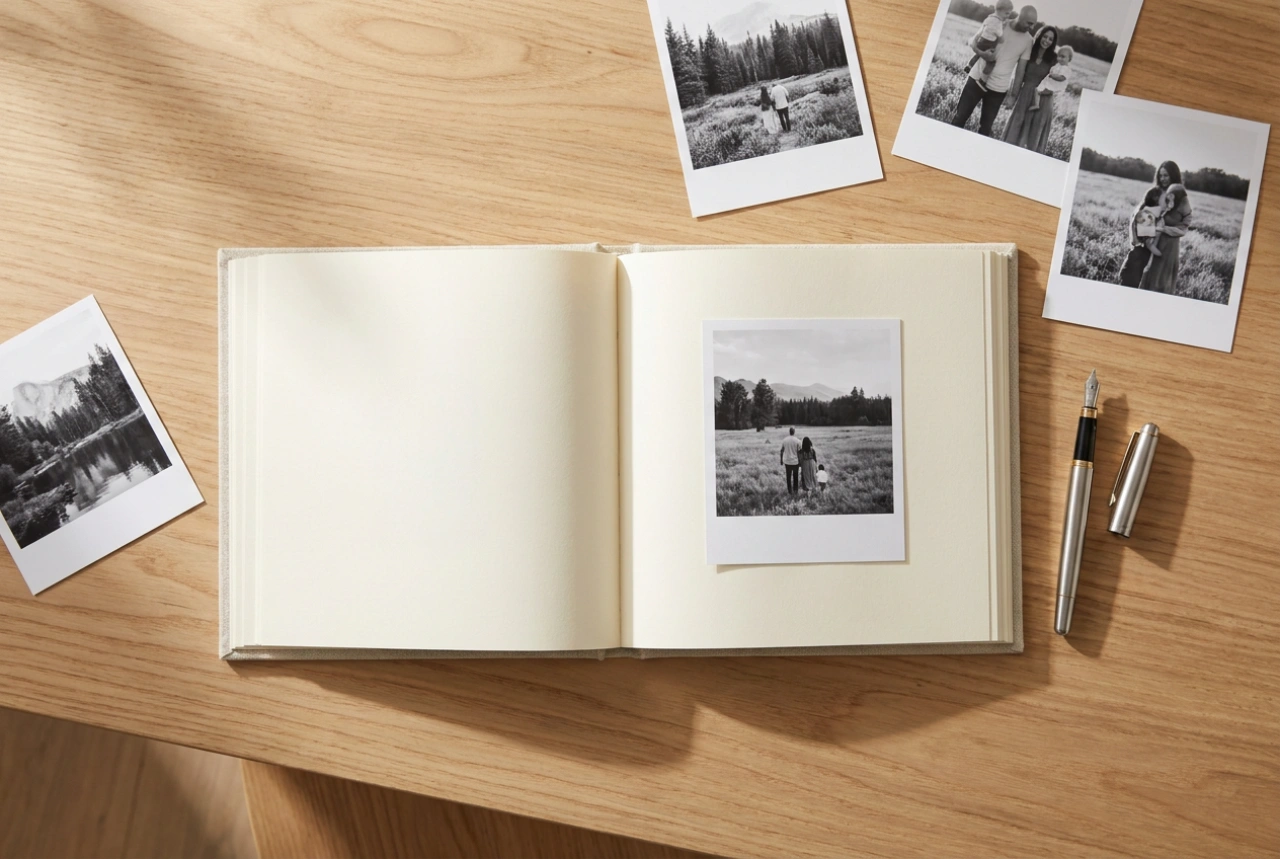 Como criar um álbum de fotos de viagem organizado