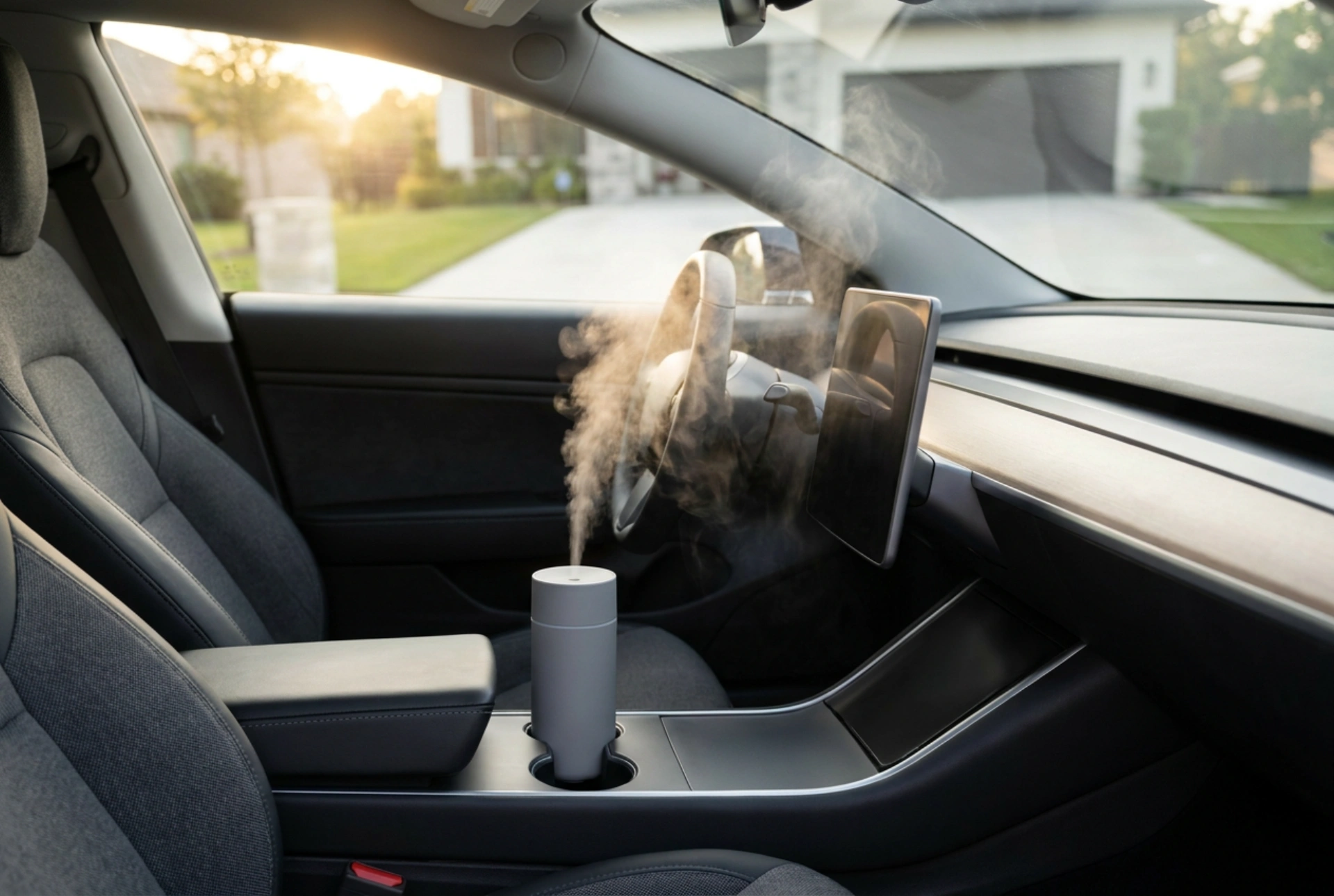 Como usar um umidificador de ar no carro sem embaçar os vidros