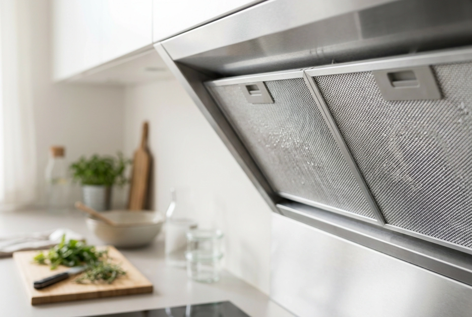 Filtro de carvão ativado para coifa e controle simples de desgaste após cozimento intenso
